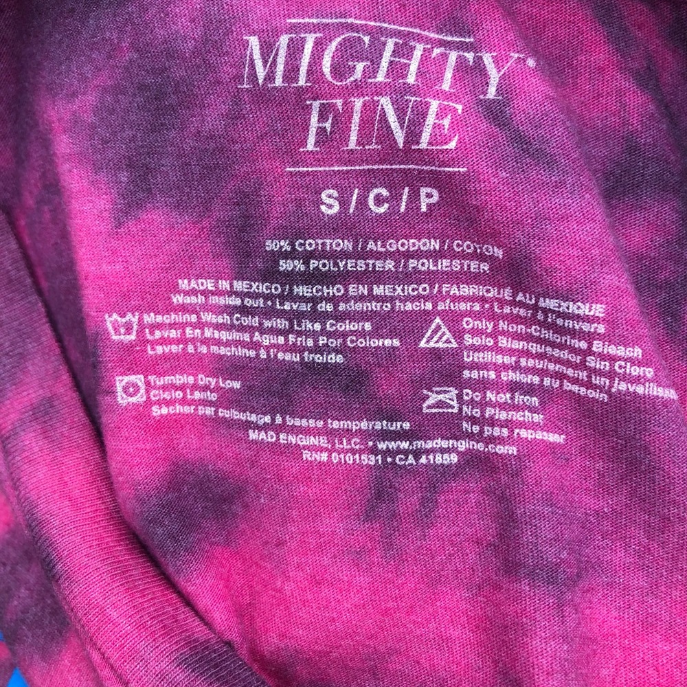 FOR THE CULTURE Tie Dye Tee Mighty Fine NWOT - Picture 6 of 7